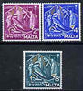 Malta 1964 Christmas set of 3 unmounted mint, SG 327-29*