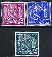 Malta 1964 Christmas set of 3 unmounted mint, SG 327-29*