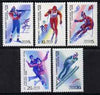 Russia 1988 Calgary Winter Olympic Games set of 5 unmounted mint, SG 5830-34, Mi 5788-92*