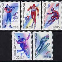 Russia 1988 Calgary Winter Olympic Games set of 5 unmounted mint, SG 5830-34, Mi 5788-92*