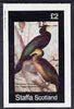 Staffa 1982 Cormorant imperf deluxe sheet (£2 value) unmounted mint