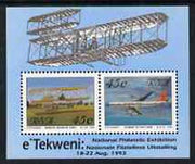 South Africa 1993 Aviation Philatelic Foundation m/sheet unmounted mint