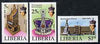 Liberia 1978 Coronation 25th Anniversary set of 3 unmounted mint, SG 1348-50*