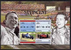 St Vincent 1985 Cars #4 (Leaders of the World) perf m/sheet unmounted mint, SG MS 892