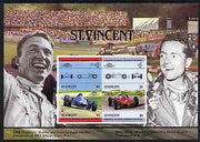 St Vincent 1985 Cars #4 (Leaders of the World) imperf m/sheet unmounted mint, SG MS 892var