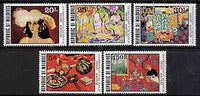 Maldive Islands 1979 Death Anniversary of Henri Matisse set of 5 unmounted mint, SG 817-21*