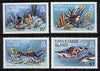 Turks & Caicos Islands 1981 Diving Perf set of 4 unmounted mint, SG 660-63*