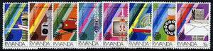 Rwanda 1984 Communications set of 8, SG 1186-93*