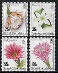 Turks & Caicos Islands 1981 Flowering Cacti set of 4 unmounted mint, SG 635-38*