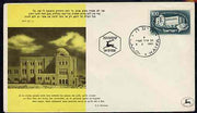 Israel 1950 Anniversary of Founding of Hebrew University 100pr on illustrated cover with first day cancel, SG 31