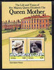 Tuvalu - Nukufetau 1985 Life & Times of HM Queen Mother (Leaders of the World) m/sheet showing Kensington Palace unmounted mint
