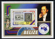 Belize 1984 'Ausipex' Stamp Exhibition m/sheet unmounted mint (SG MS 798)