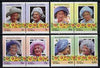 Tuvalu - Nanumea 1985 Life & Times of HM Queen Mother (Leaders of the World) set of 8 unmounted mint