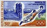 Mali 1972 Football 50f imperf from Munich Olympics set of 4, as SG 317*