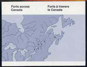 Canada 1983 Forts complete set of 10 (SG 1090a) in $3.20 booklet (blue cover),SB93