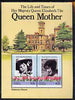 Tuvalu - Nanumaga 1985 Life & Times of HM Queen Mother (Leaders of the World) m/sheet showing Osborne House unmounted mint
