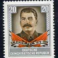 Germany - East 1954 First Anniversary of Death of Stalin unmounted mint, SG E179*