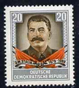 Germany - East 1954 First Anniversary of Death of Stalin unmounted mint, SG E179*