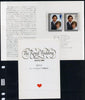 Great Britain 1981 Royal Wedding set of 2 in special presentation folder with Japanese text