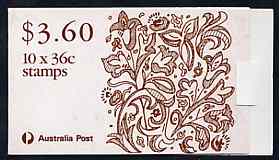 Australia 1989 Christmas $3.60 booklet complete (SG SB68)