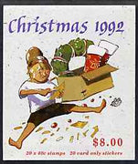 Australia 1992 Christmas $7.60 booklet complete and pristine, SG SB79