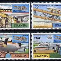 Uganda 1978 Powered Flight set of 4 unmounted mint SG 229-32