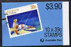 Australia 1989 Fishing $3.90 booklet complete containing pane SG 1179a (P14 x P14.5) SG SB64