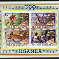 Uganda 1980 Olympic Medal Winners m/sheet unmounted mint SG MS 334