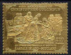 Easdale 1992 Columbus 500th Anniversary £10 (Columbus & Isabella at Santa Fe) embossed in 22k gold foil unmounted mint