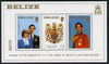 Belize 1981 Royal Wedding m/sheet unmounted mint (SG MS 620)
