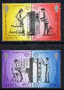 Jersey 1979 Europa (Communications) set of 4 (2 se-tenant pairs) unmounted mint, SG 204-07