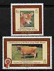 Jersey 1979 World Jersey Cattle Bureau Conference set of 2 unmounted mint, SG 202-03
