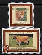 Jersey 1979 World Jersey Cattle Bureau Conference set of 2 unmounted mint, SG 202-03
