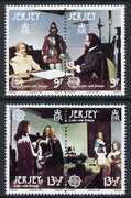 Jersey 1980 Europa -Personalities - Links with Britain set of 4 (2 se-tenant pairs) unmounted mint, SG 226-29