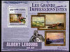 Comoro Islands 2009 Impressionists - Albert Lebourg perf s/sheet unmounted mint