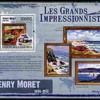 Comoro Islands 2009 The Impressionists - Henry Moret perf souvenir sheet unmounted mint