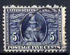United States 1907 Jamestown 5c blue (Princess Pocahontas) fine used, SG 337