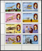 Equatorial Guinea 1979 Flight Anniversary of Wright Brothers complete perf set of 8 values unmounted mint