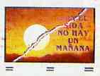 Peru 1993 International AIDS Day 1s50 imperf proof without value or Country, as SG 1818*