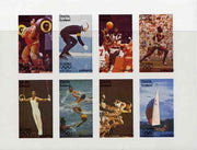 Staffa 1976 Montreal Olympic Games complete imperf set of 8 values unmounted mint