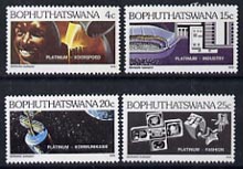 Bophuthatswana 1979 Platinum Industry set of 4 unmounted mint, SG 47-50