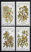 Bophuthatswana 1980 Edible Wild Fruits set of 4 unmounted mint, SG 56-59