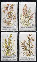 Bophuthatswana 1981 Indigenous Grasses #1 set of 4 unmounted mint, SG 80-83