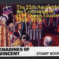 St Vincent - Grenadines 1978 Coronation 25th Anniversary Booklet (Westminster Abbey) SG SB2