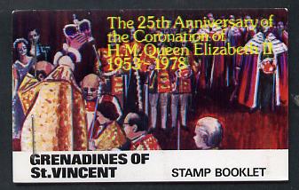 St Vincent - Grenadines 1978 Coronation 25th Anniversary Booklet (Westminster Abbey) SG SB2