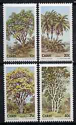 Ciskei 1984 Indigenous Trees #2 set of 4 unmounted mint, SG 52-55*