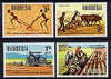 Rhodesia 1968 15th World Ploughing contest set of 4 unmounted mint, SG 422-25*