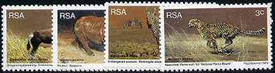 South Africa 1976 World Environment Day (Animals) set of 4 unmounted mint, SG 404-407*