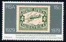 South Africa 1979 50th Stamp Anniversary (showing 1929 DH Moth stamp) unmounted mint, SG 456*