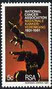 South Africa 1981 National Cancer Association unmounted mint, SG 497*